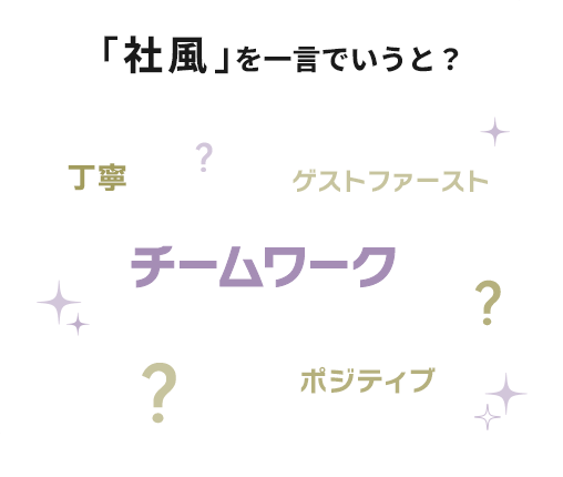 「社風」を一言でいうと？